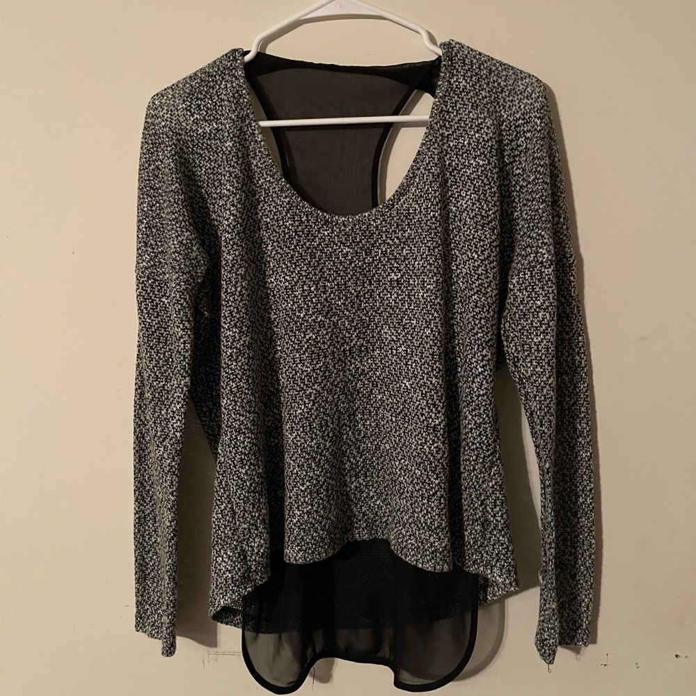 Layered sweater